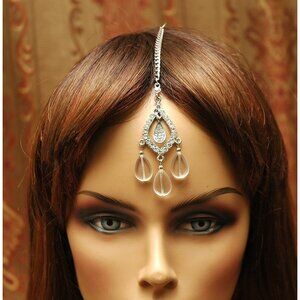 Crystal Bridal Tikka Headpiece Wedding